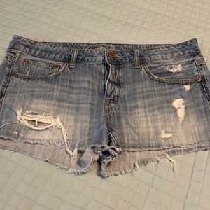American Eagle Distresses Jean Shorts